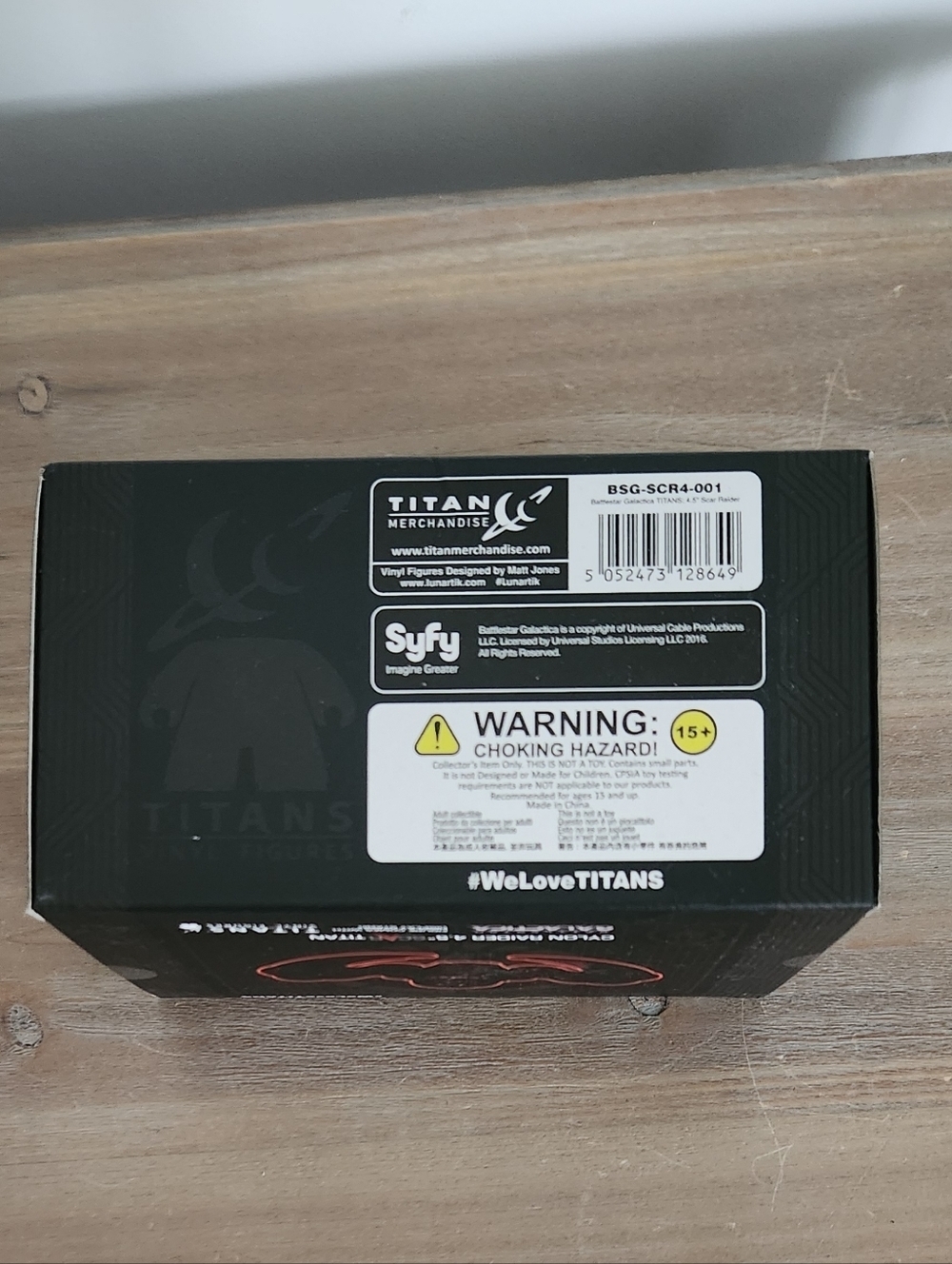 🚀 Battlestar Galactica Cylon Raider Scar TITAN 4.5" Exclusive NWT Toy Spaceship - Picture 7 of 9